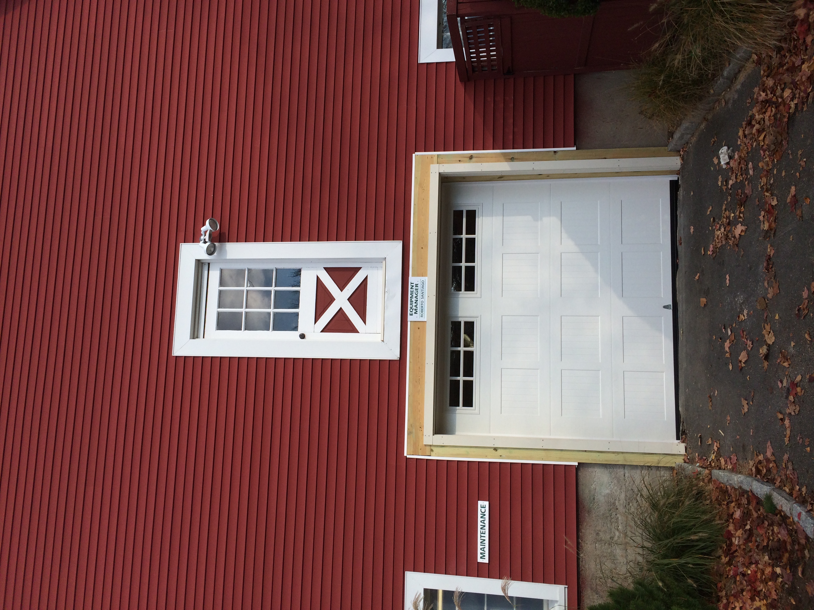 Garage door project 5