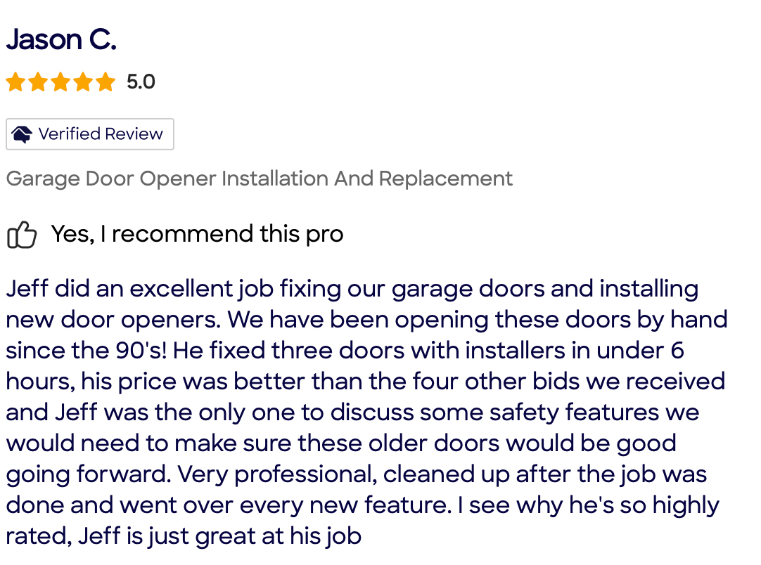 Customer review 76
